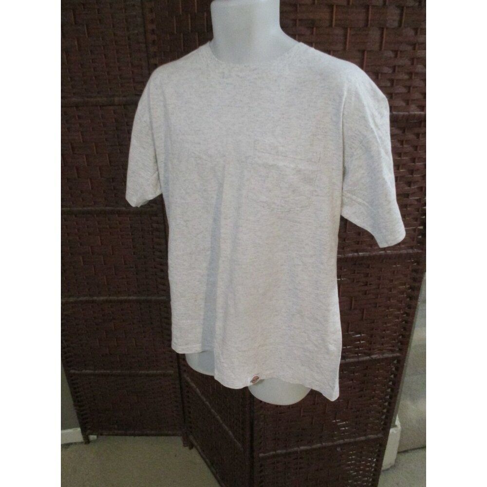 Vintage Dickies Pocket T Shirt Gray Single Stitch Men's XL Grey Workwear